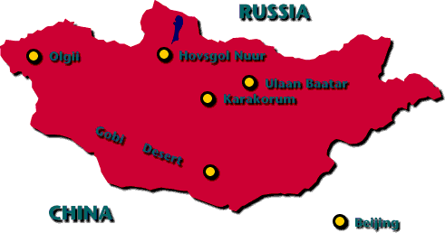 mongolia map